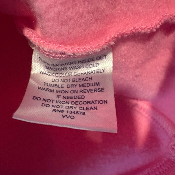 Vineyard Vines Pullover Sweatshirt Quarter Zip Pink XS - Picture 5 of 10